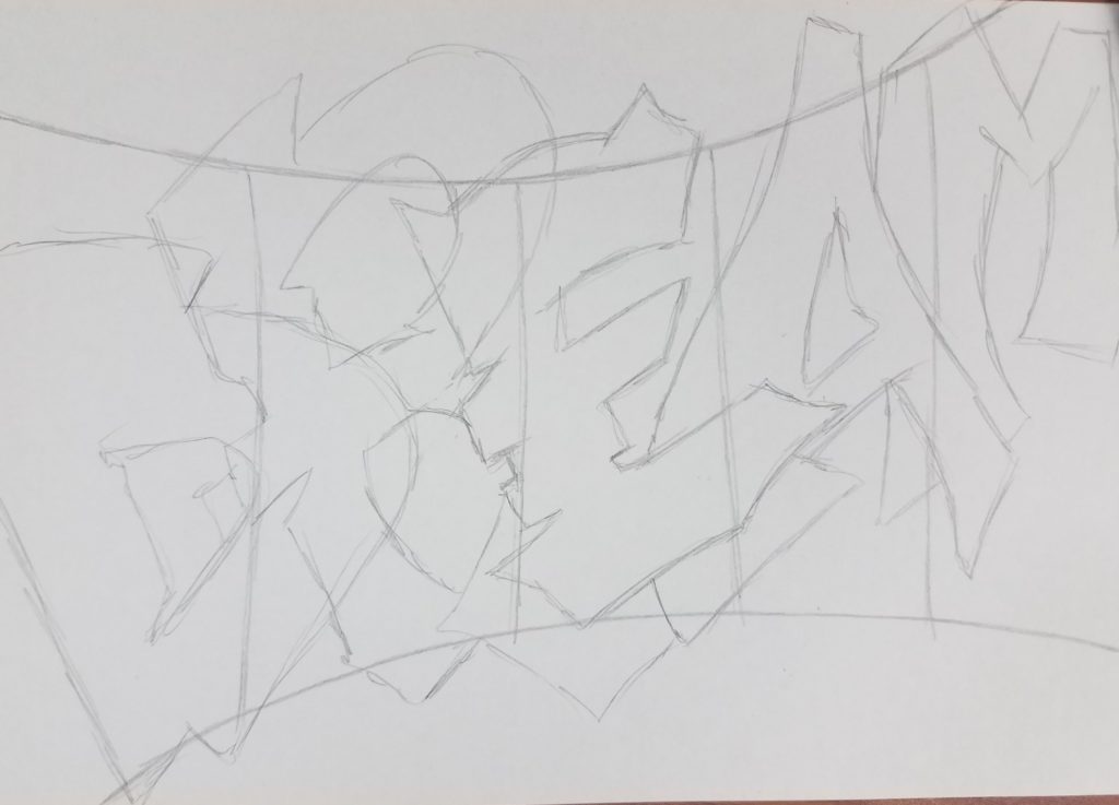 letter s graffiti style