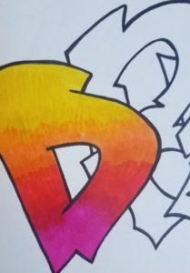 How To Draw Graffiti Letters For Beginners Art By Ro