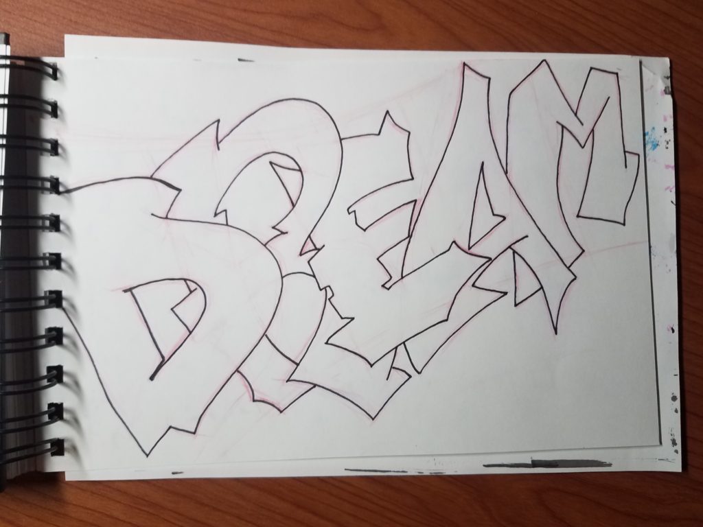 How To Draw Graffiti Letters For Beginners Art By Ro