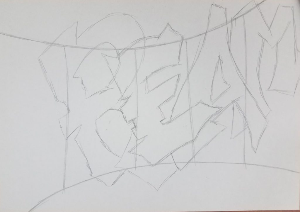 graffiti letters o