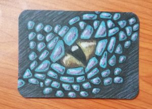 Dragon Eye Drawing Challenge - Art by Ro