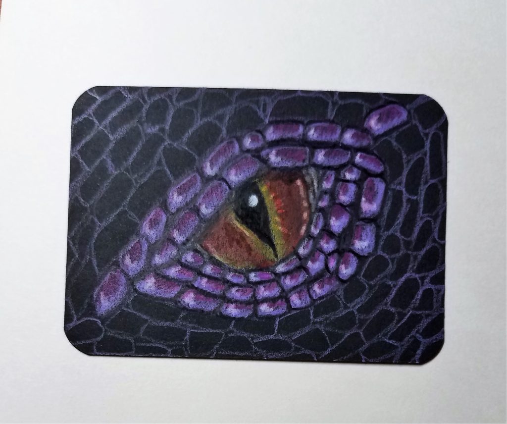 Watercolor Dragon Eye