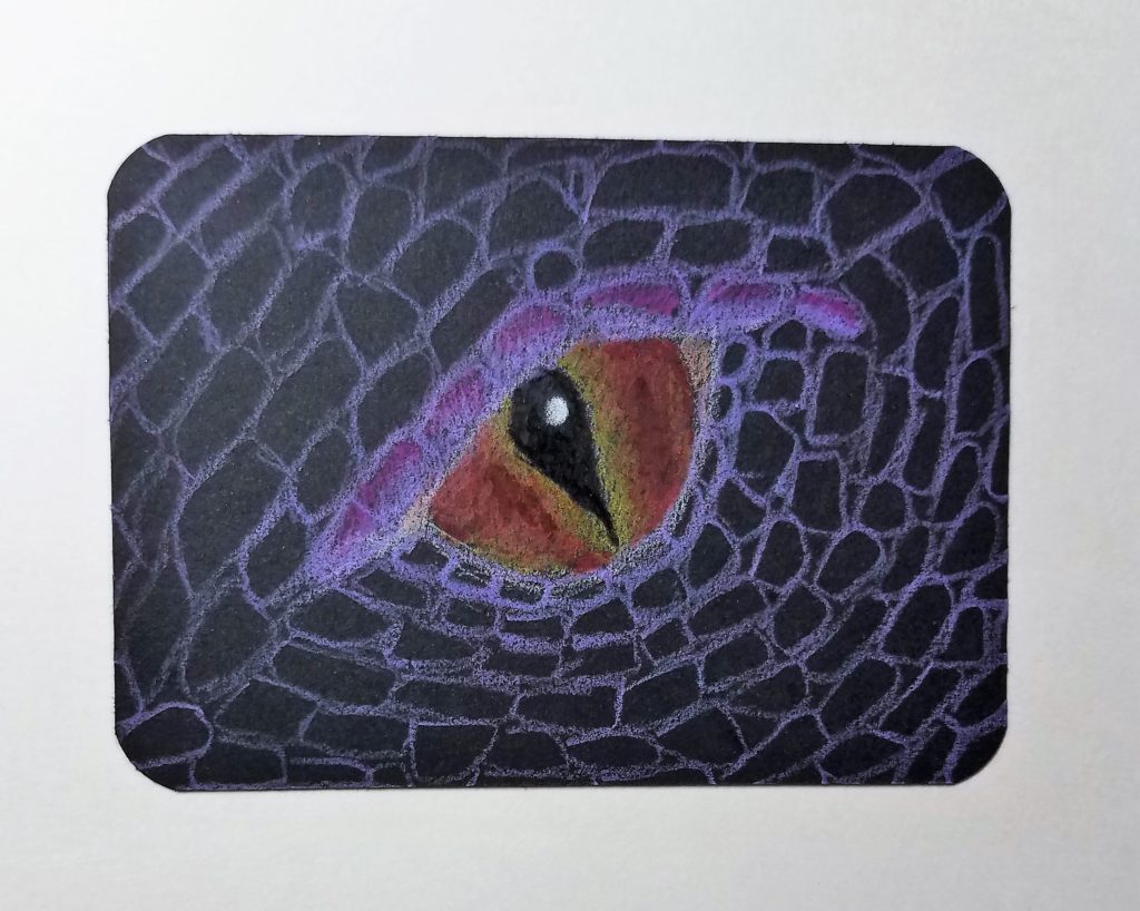 dragon eyes drawing