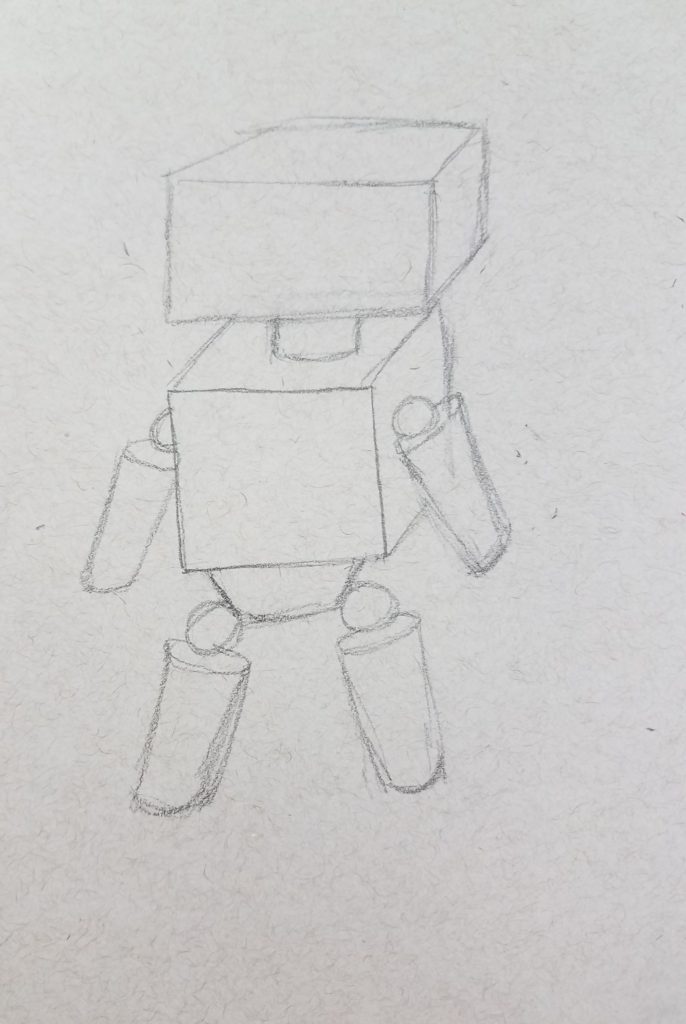 Simple 3d Robot Drawing