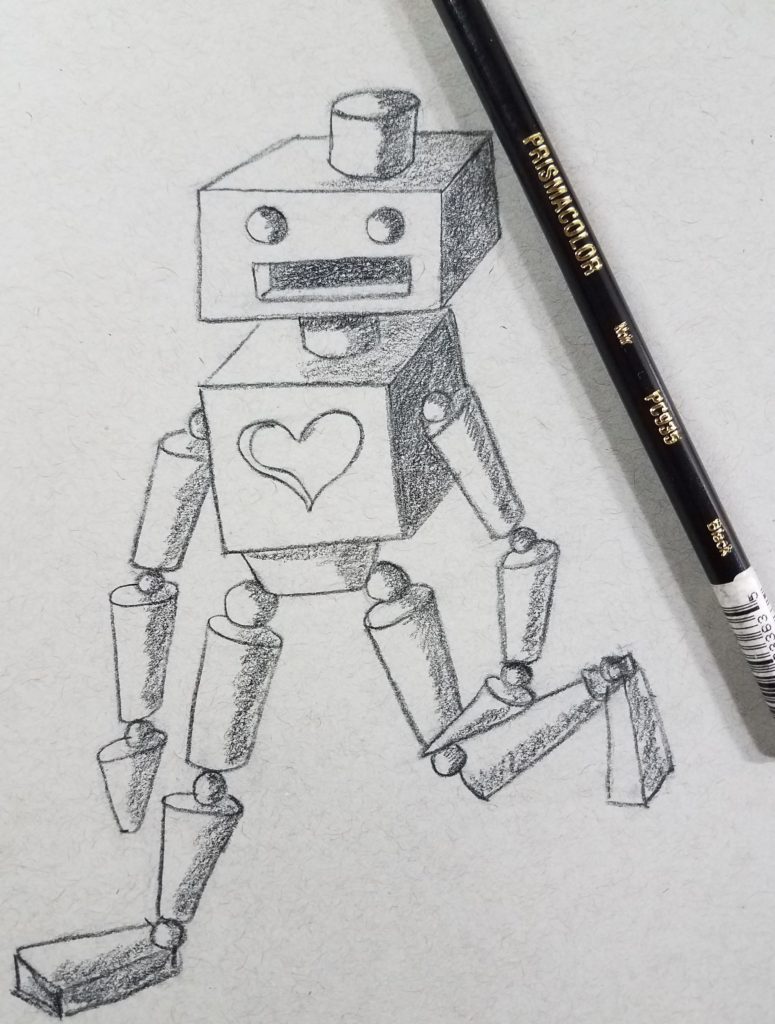 How to Draw a Robot: 2 Different Easy Ways