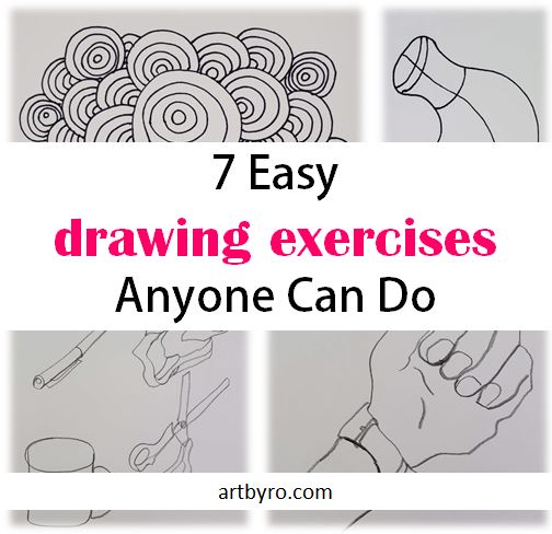 How To Do Drawing Exercises And Warm Up Sketching Art By Ro