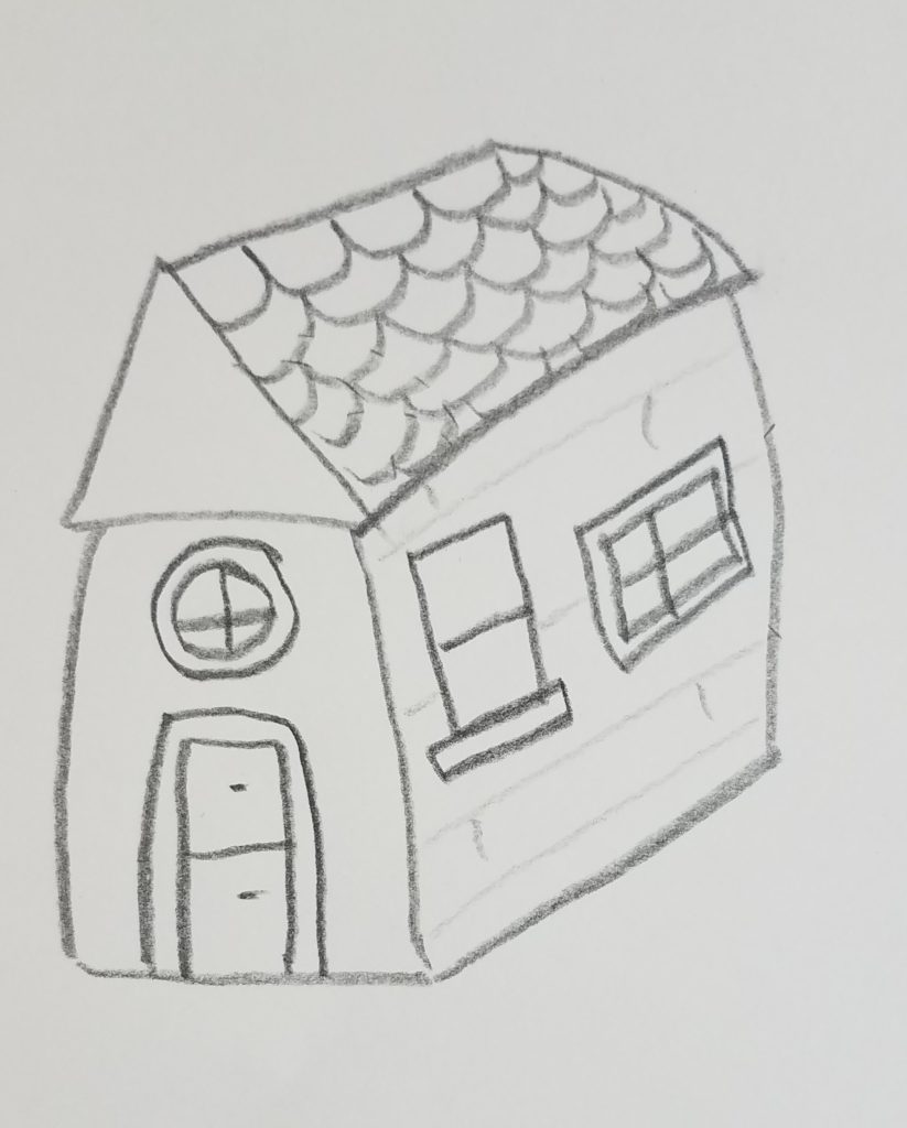 House drawing easy - 52 photo-saigonsouth.com.vn
