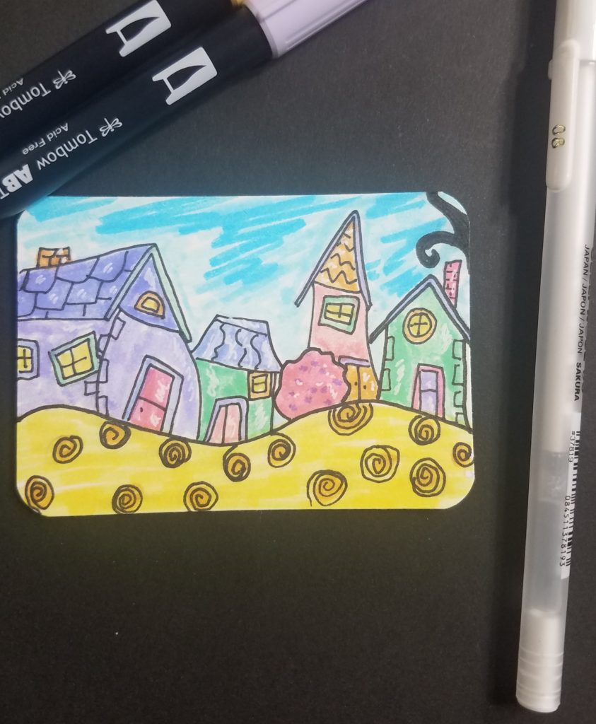 Whimsical-House-Drawing-Colored
