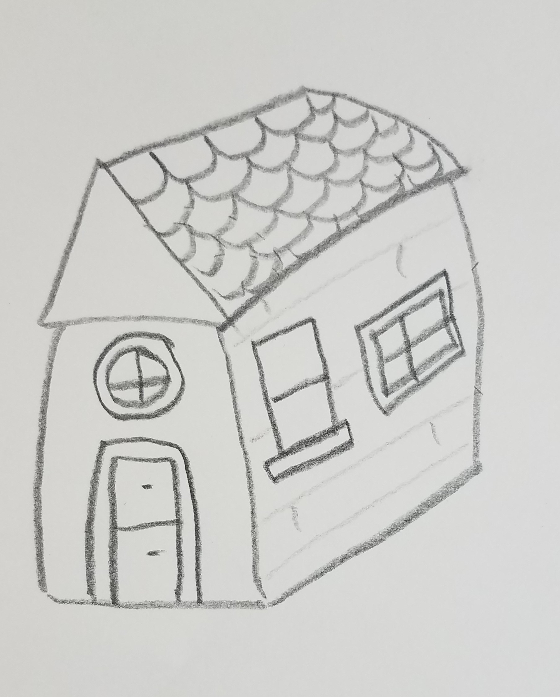 How to Draw a House Easy Art Tutorial - Art by Ro