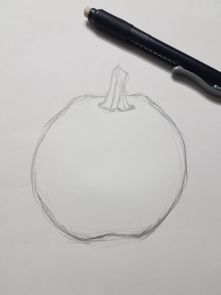 How-To-Draw-Pumpkins-Shape