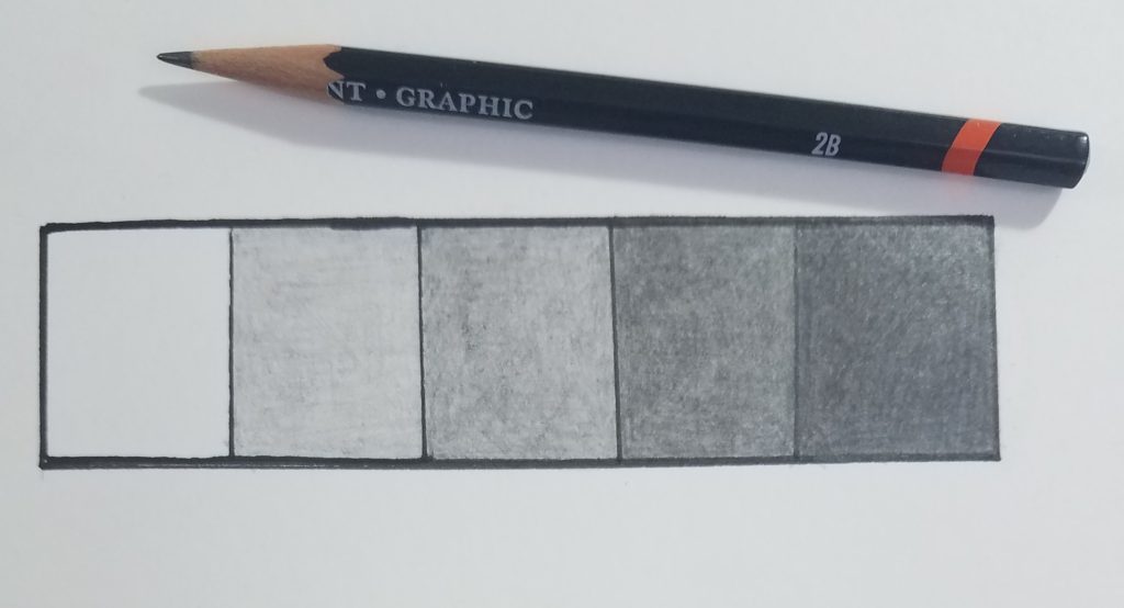 How to Draw a Pencil Value Scale - Art by Ro