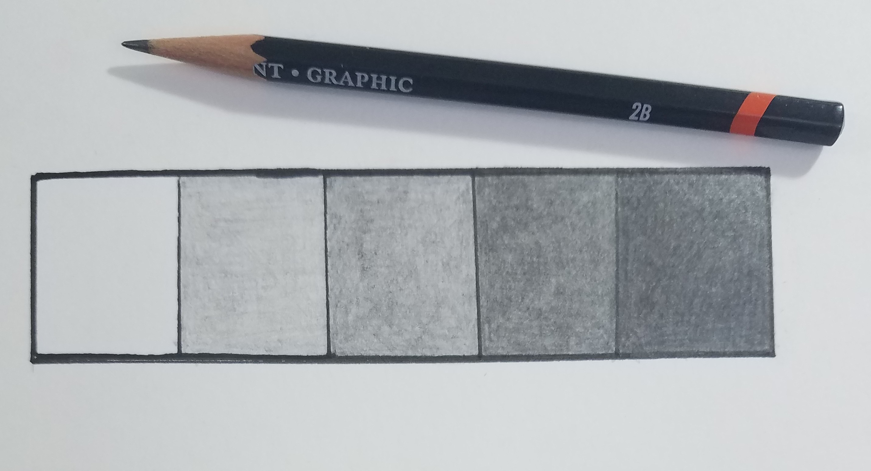 How to Draw a Pencil Value Scale - Art 