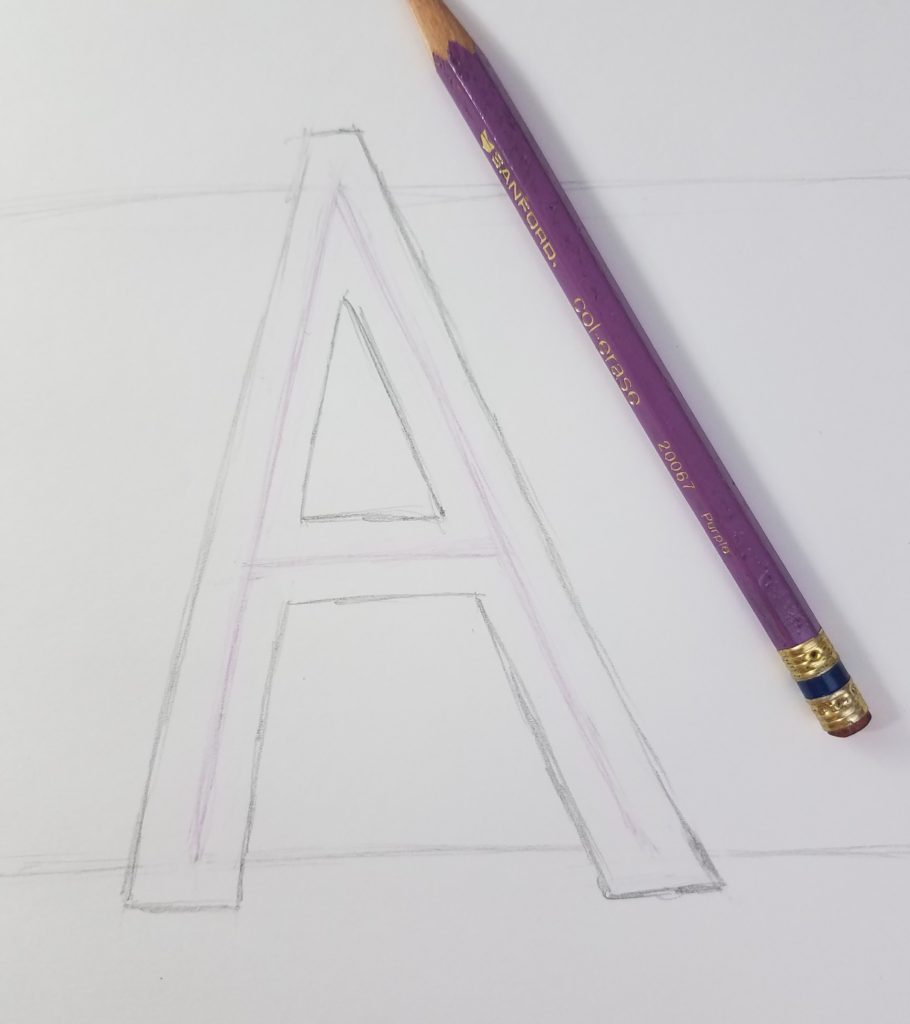 How-To-Draw-Block-Letters-A