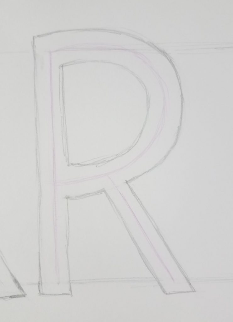 How To Draw Block Letters For Beginners Art By Ro