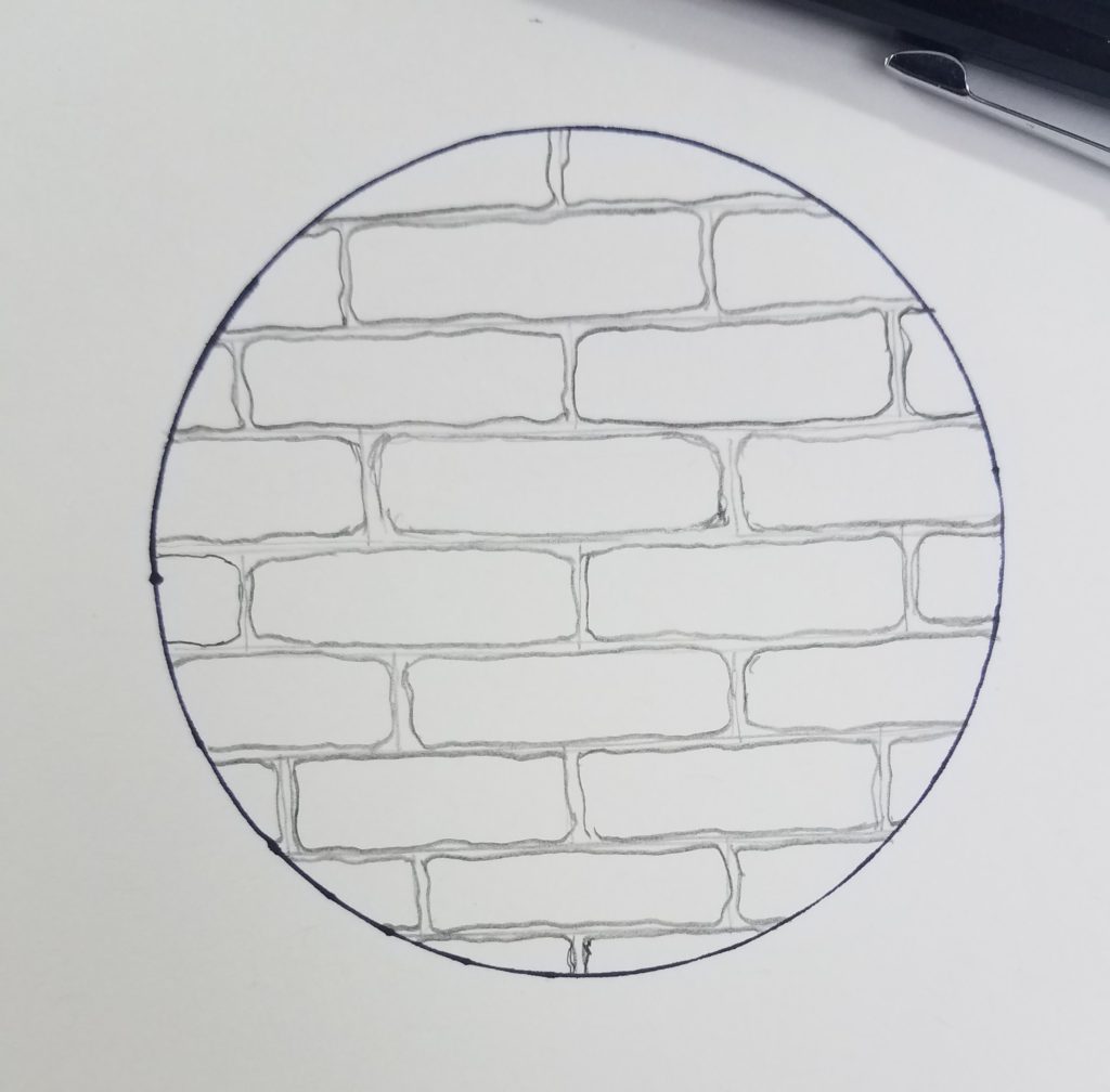 How to Draw a Brick Wall and Use it In Your Art Art by Ro