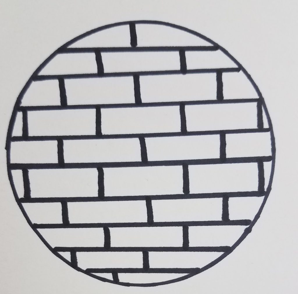 broken brick wall drawing. | Broken drawings, Wall drawing, Art drawings  simple