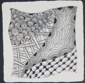 Easy Zentangle Art for Relaxation - Art by Ro