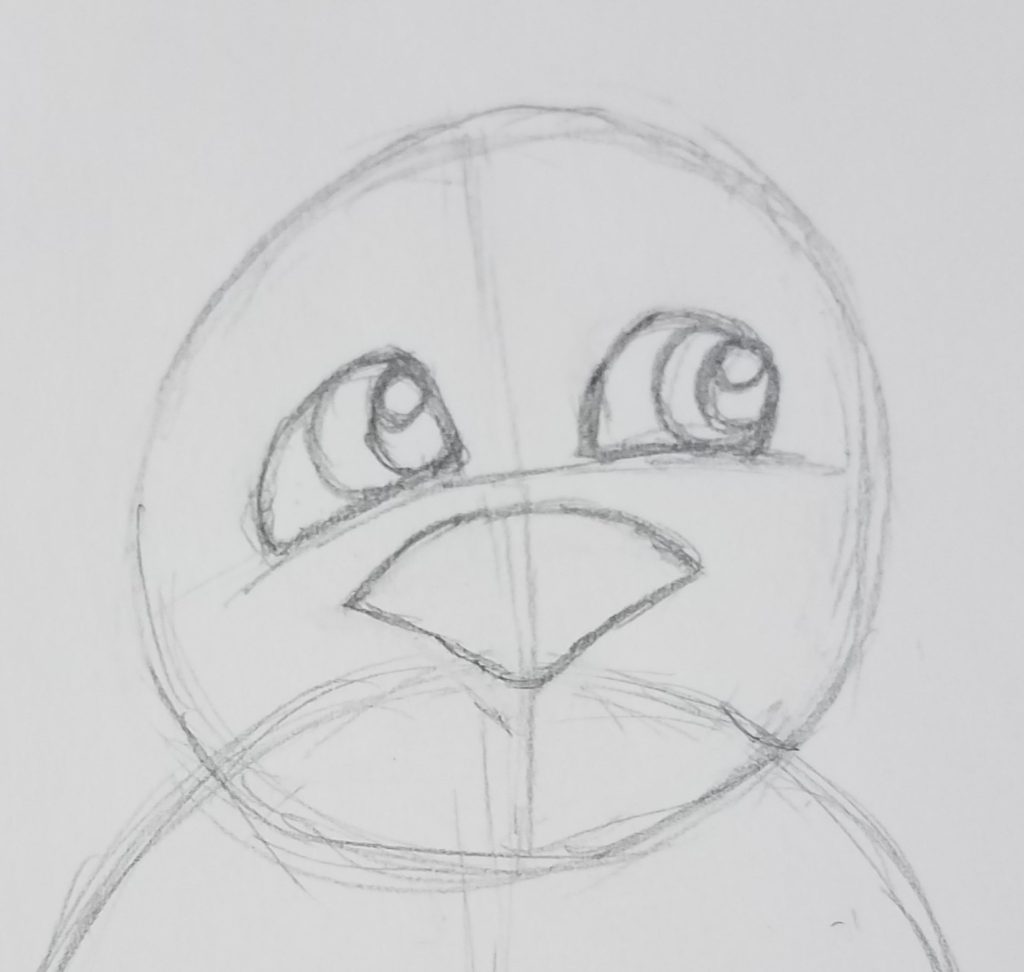 Penguin-Drawing-Eyes