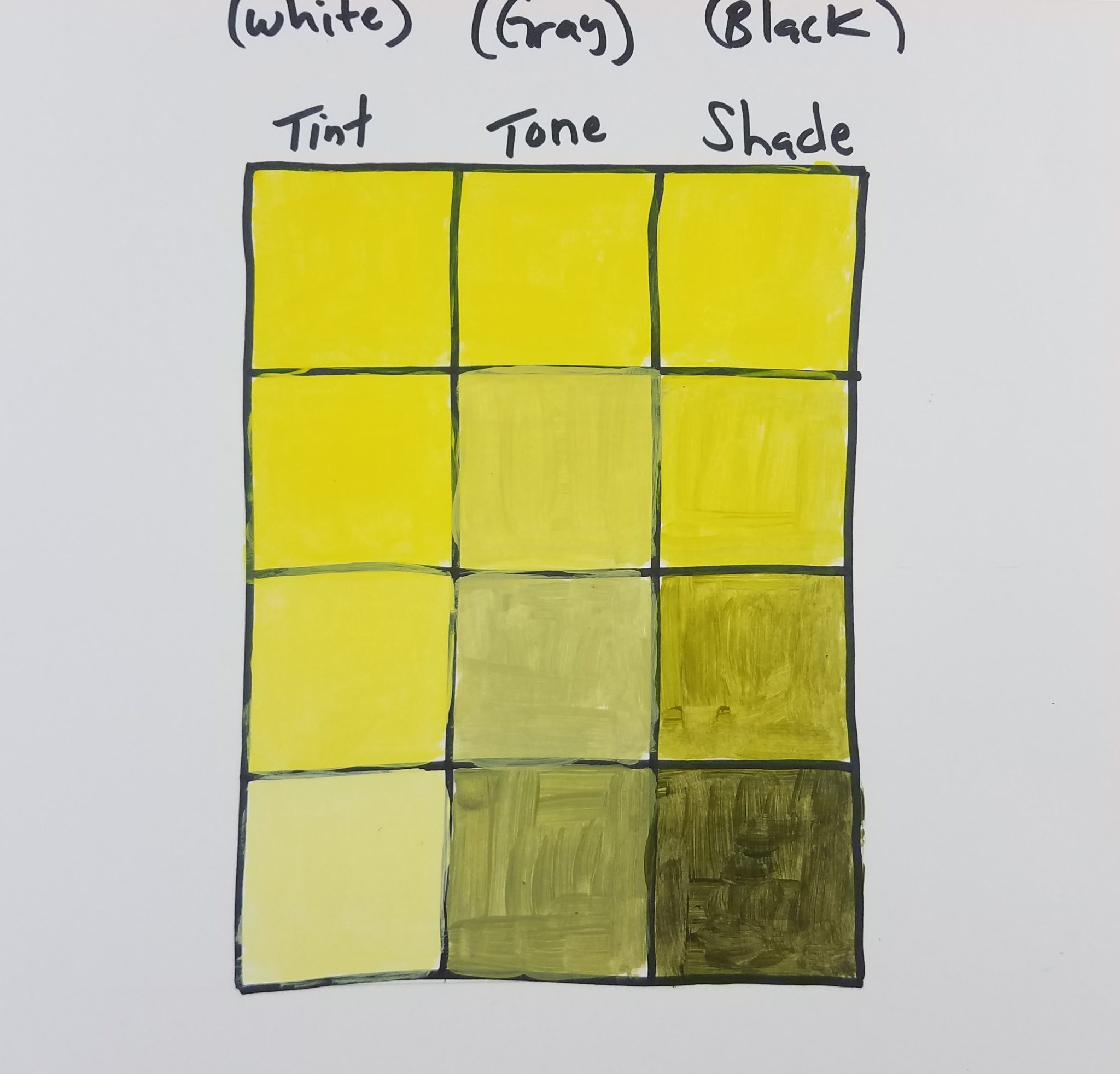 How to Paint a Color Value Scale - Art by Ro