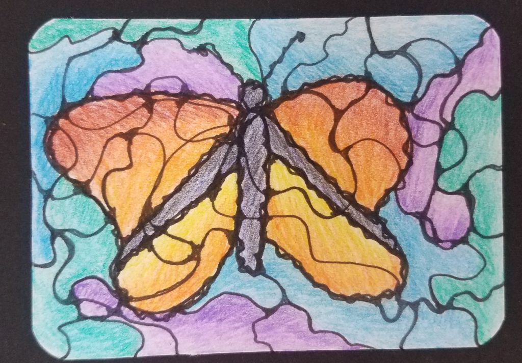 Introduction-To-Neurographic-Art-Butterfly