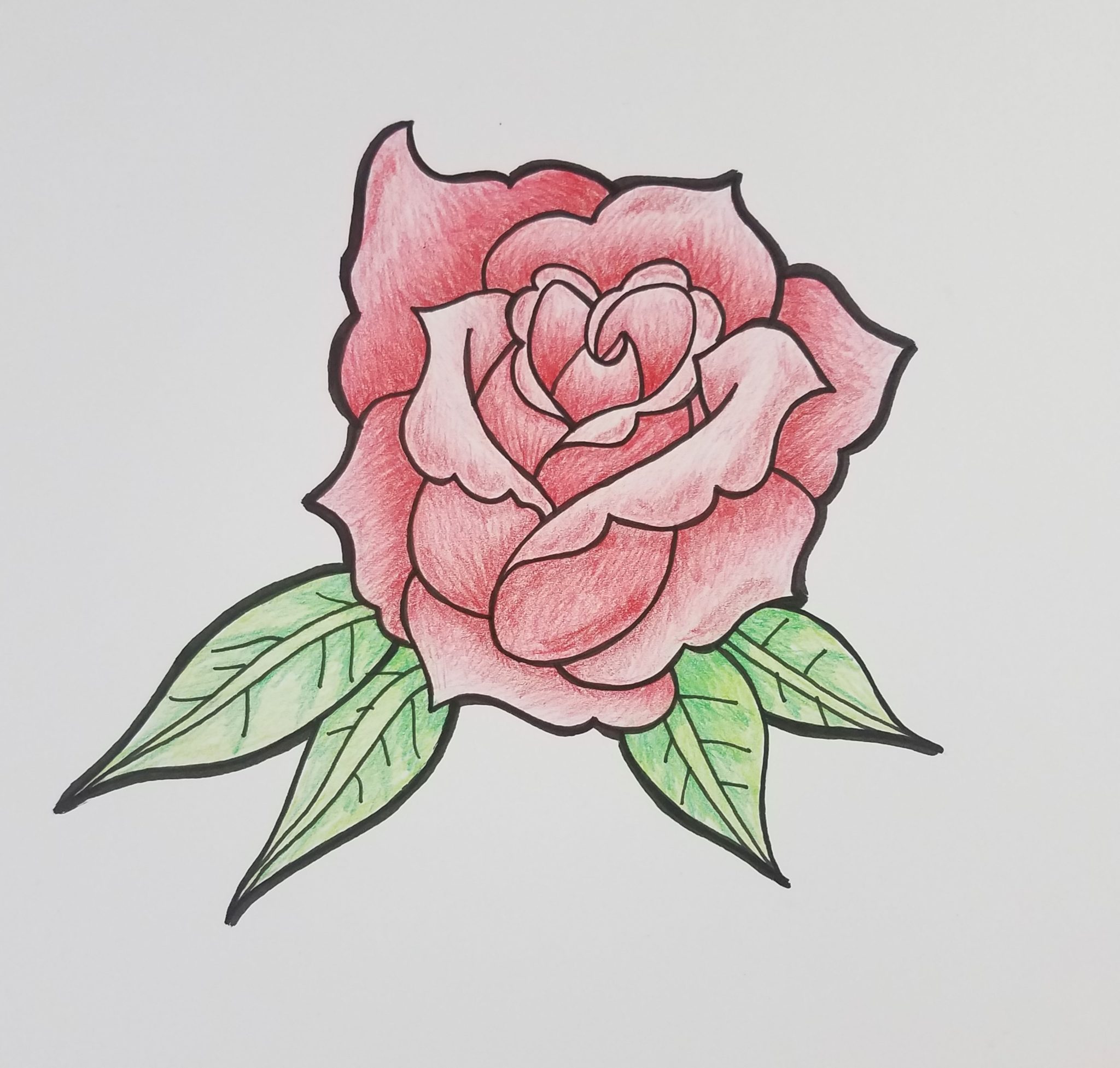 Рисовать розу офф