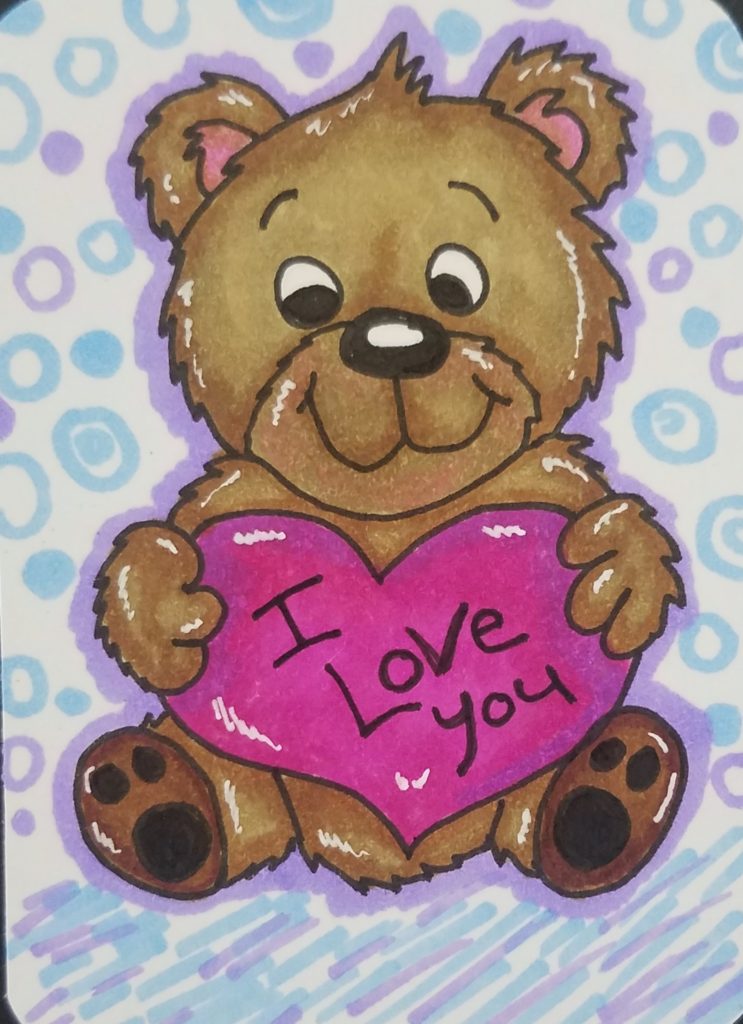 Drawing Teddy Bear Isolated On A Heart Background Royalty Free SVG,  Cliparts, Vectors, and Stock Illustration. Image 180407424.