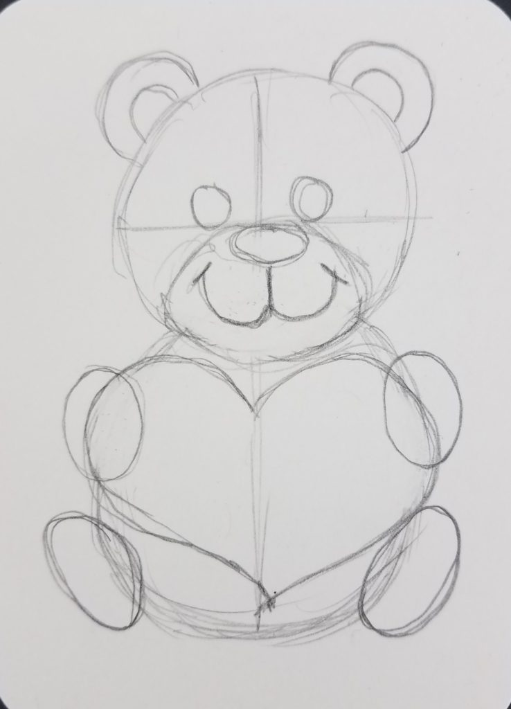 25 Cute Easy Bear Drawing Ideas