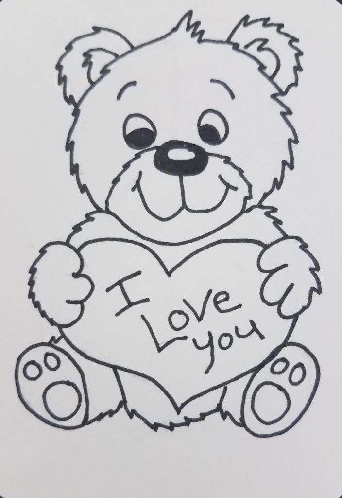 Hand drawing cute bear with a lot of variation Vector Image