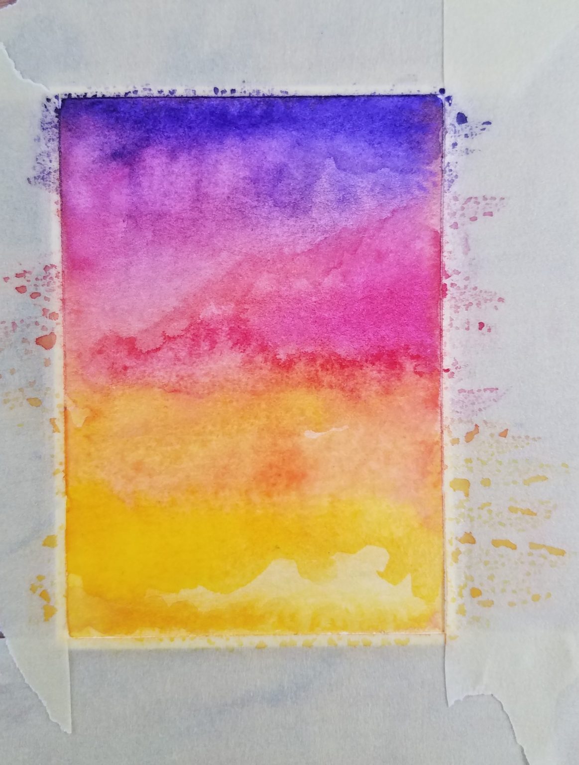 How to Paint a Watercolor Sunset for Beginners - Art by Ro