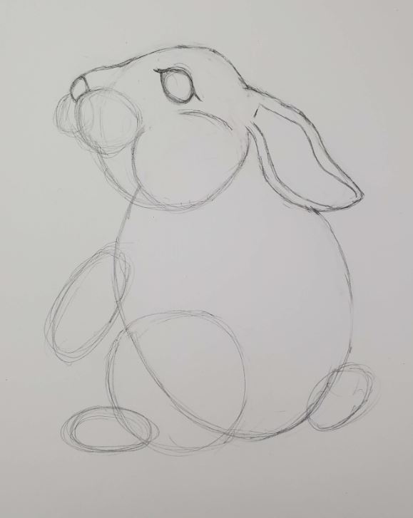 How to Draw a Bunny Step by Step - Art by Ro