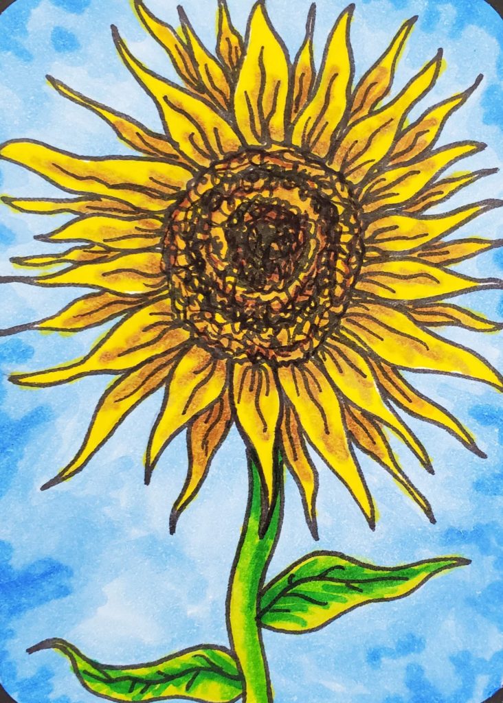 Featured image of post Pencil Sunflower Drawing Ideas / Begin by drawing a circle.