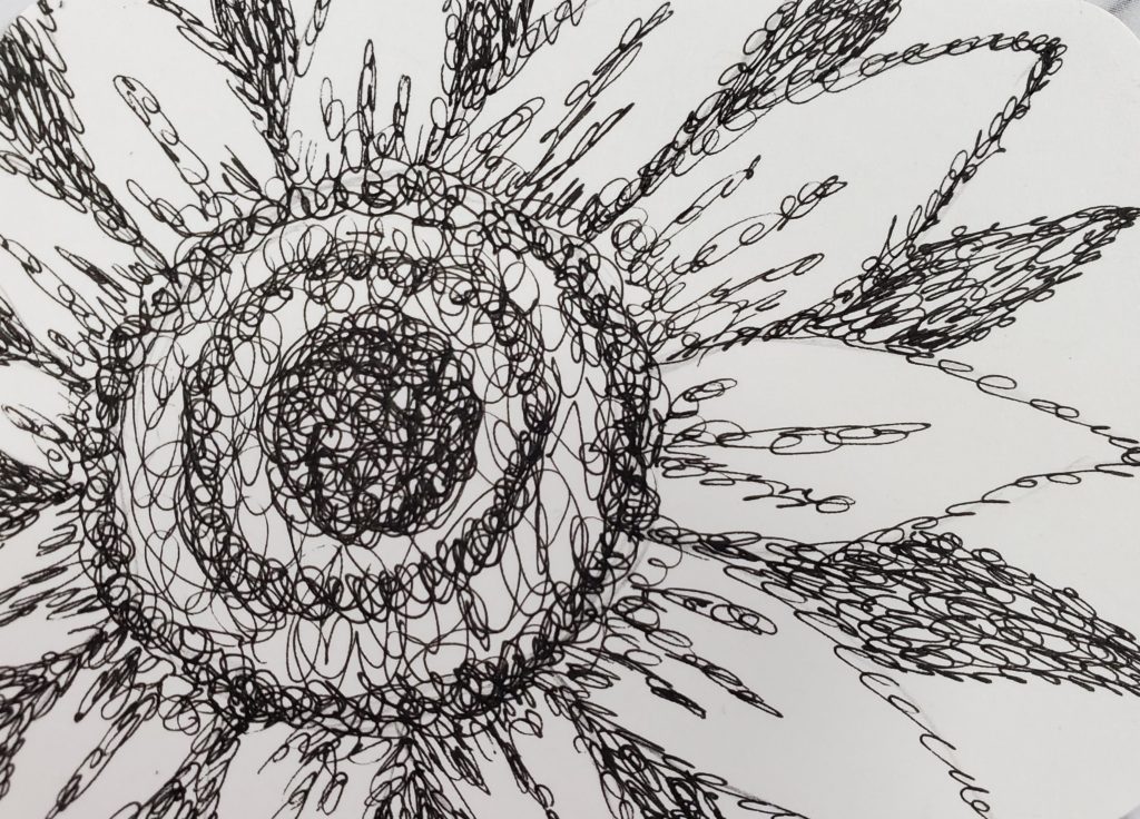 Scribble-Drawing-Basics-Sunflower-Finished