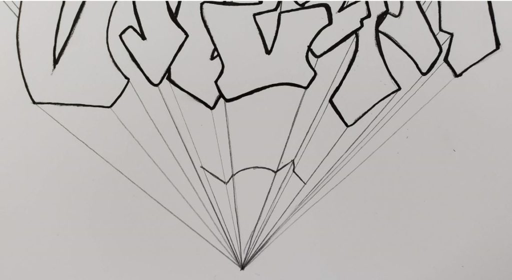 how to draw 3d graffiti letters