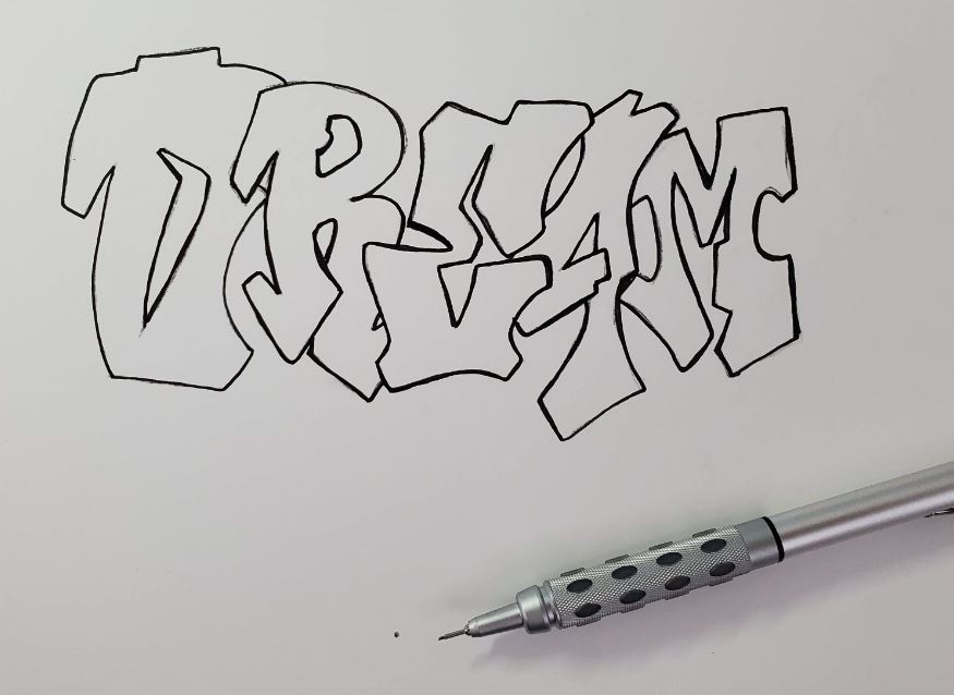 How-To-Draw-3D-Letters-Vanishing-Point