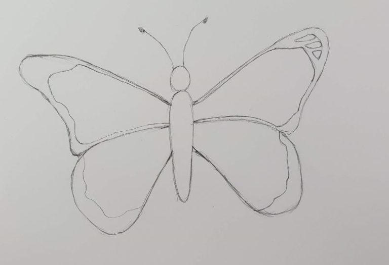 How to Draw a Butterfly | Easy & Fun Drawing Tutorial - Art by Ro