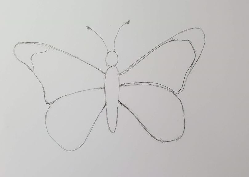 Featured image of post Sketch Easy Things To Draw Butterfly - The awesome thing about sketches is that they usually blend in or fade away while you continue to build upon the concept of your drawing.