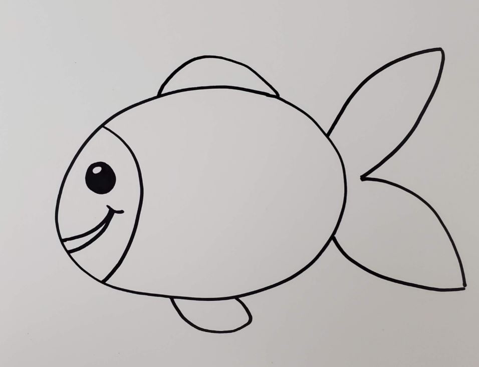How To Draw A Fish Easy Step By Step Art Tutorial Art By Ro