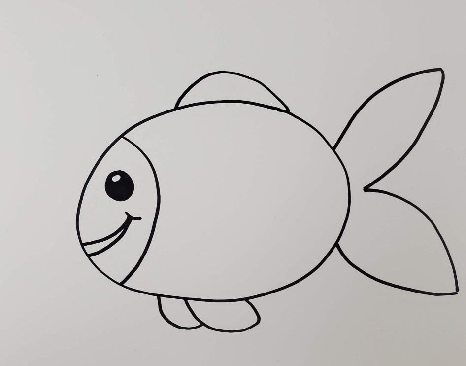 How to Draw a Fish? | Fish Step by Step Drawing for Kids-saigonsouth.com.vn