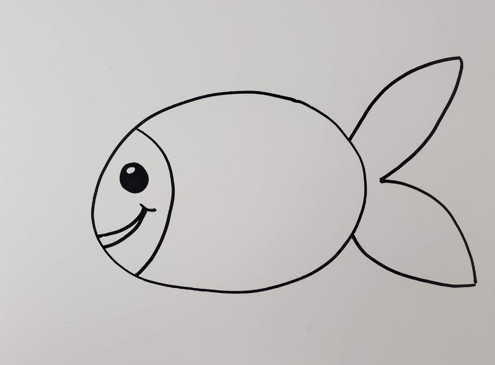 How To Draw A Fish Easy Step By Step Art Tutorial Art By Ro