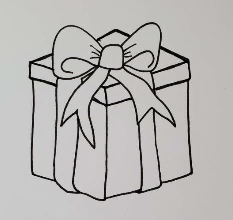 How-To-Draw-A-Present-Outline