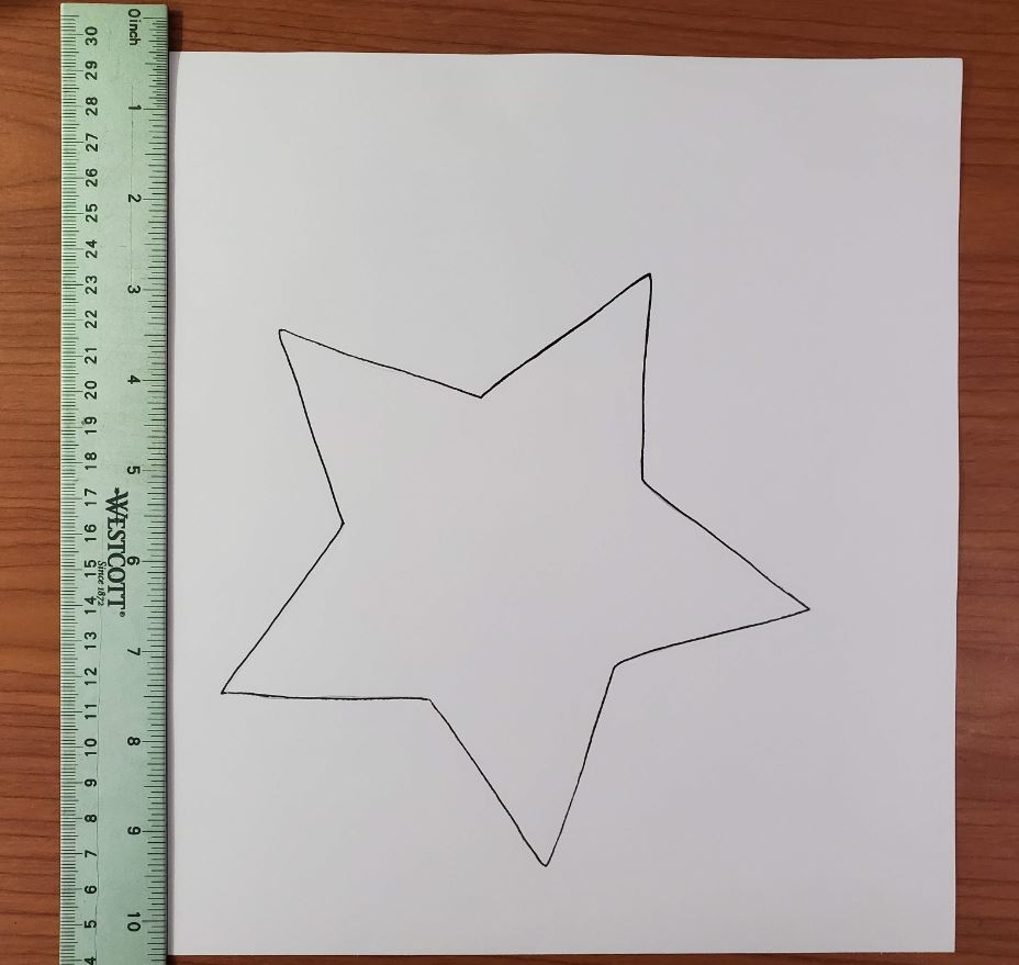 3D Star Op Art Drawing - Art by Ro