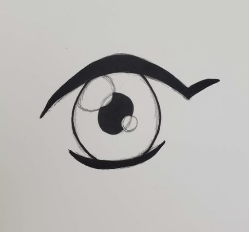 Easy Drawing Guides - How to Draw Anime Eyes. Easy to Draw Art