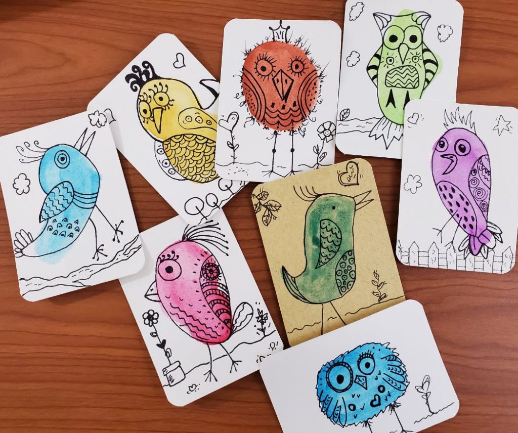 How-To-Draw-Watercolor-Doodle-Birds-Background-Doodles