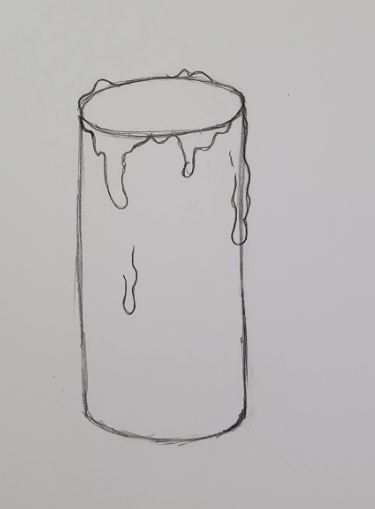 How-To-Draw-A-Candle-Dripping-Wax