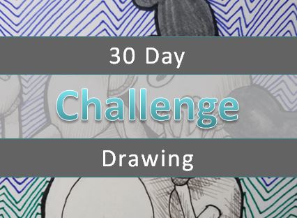 30 Day Drawing Challenge for Beginners - Art by Ro