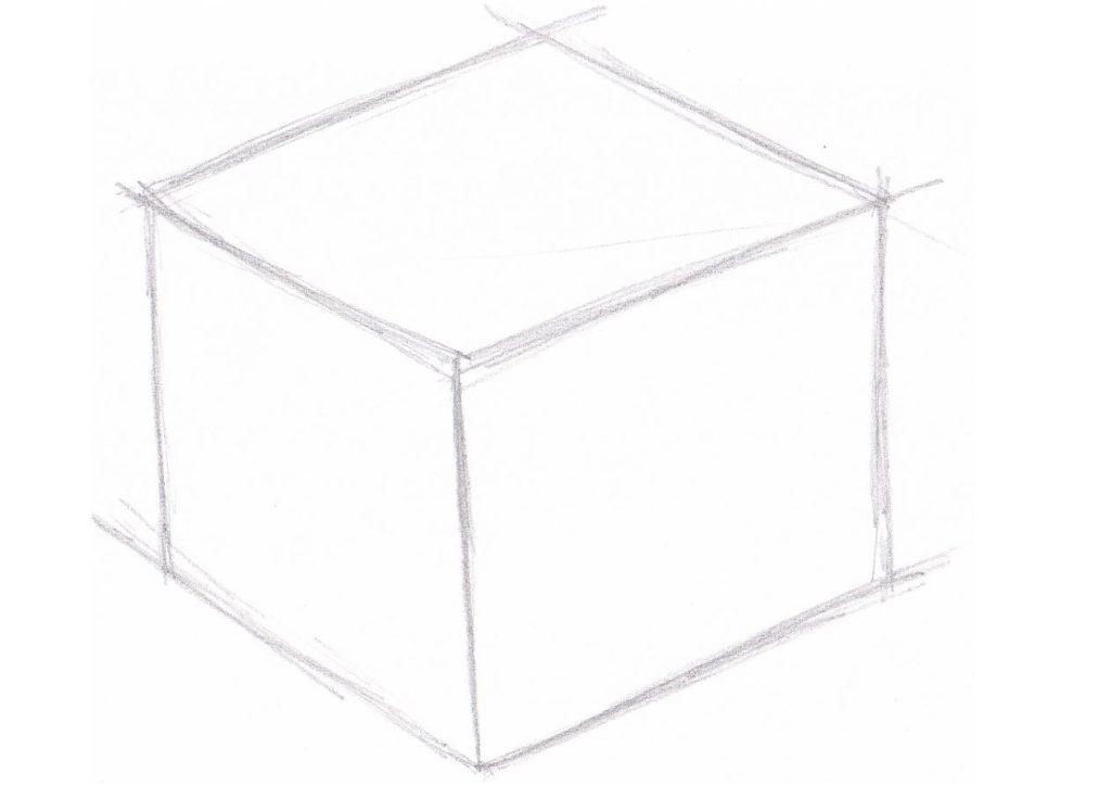 How to draw a 3D cube in 6 easy steps (2023)