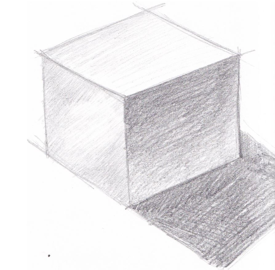 How to Draw a 3D Cube Freehand (in 6 Easy Steps) Art by Ro