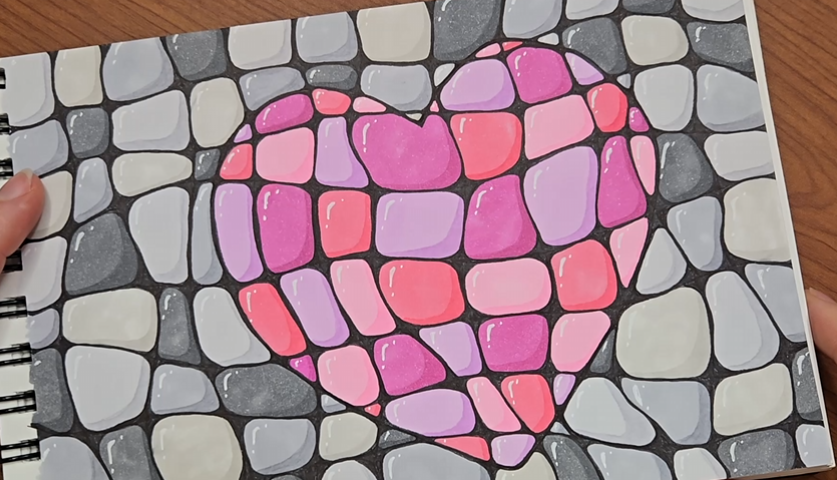 Abstract-Heart-Drawing