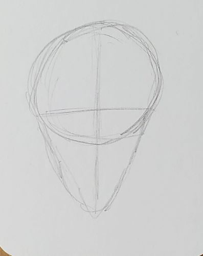 xenomorph head drawing