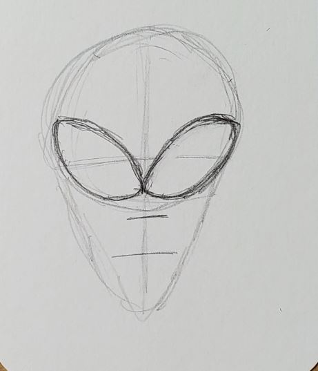 HOW TO DRAW AN ALIEN 